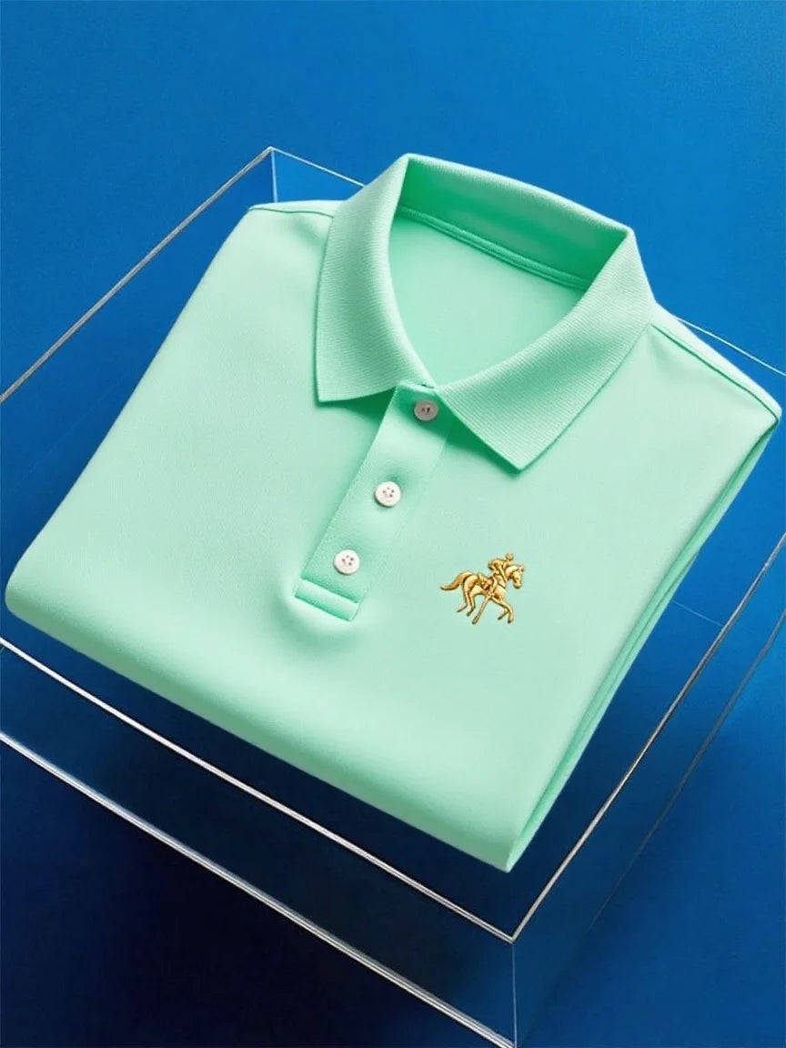 Mint Green Polo Shirt | Premium Cotton Classic Fit Polo Tee